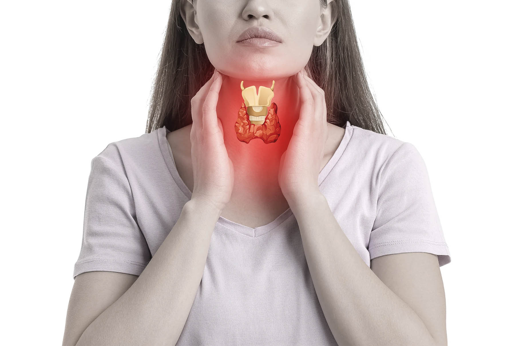 Screenshot Common symptoms of hyperthyroidism including anxiety, weight loss, and rapid heartbeat.