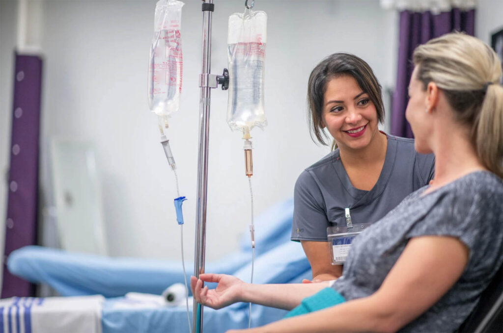 Screenshot Immune-boosting IV vitamin therapy session at Higher Health Toronto