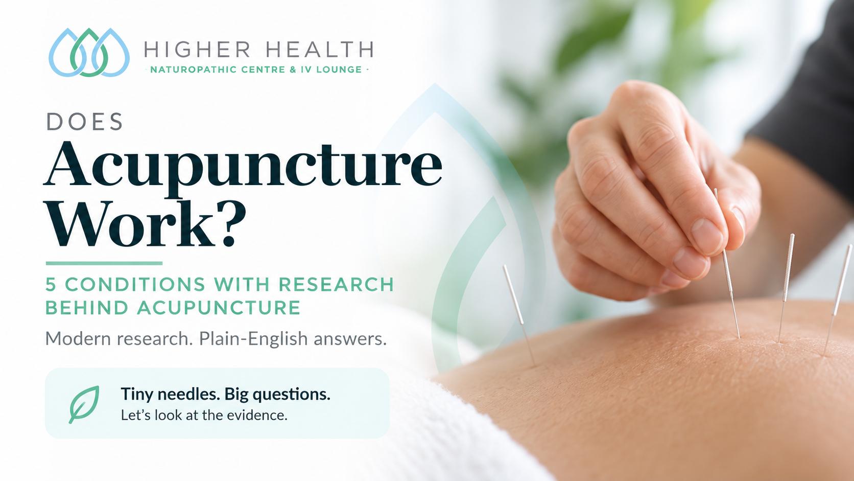 does acupuncture work